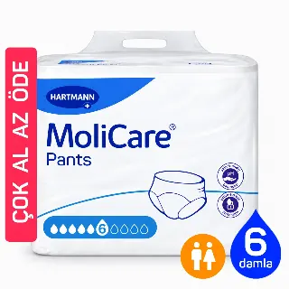 MoliCare Pants 6 Damla külot bez ekonomik paket