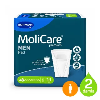 MoliCare Premium Men Pad 2 Damla erkek mesane pedi 14 adet