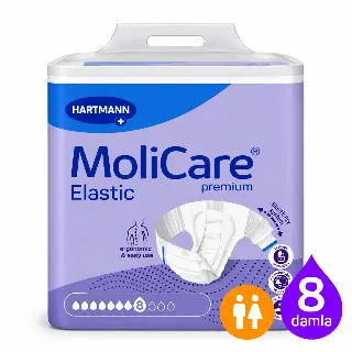 MoliCare Premium Elastic 8 Damla Bel Bantlı Hasta Bezi