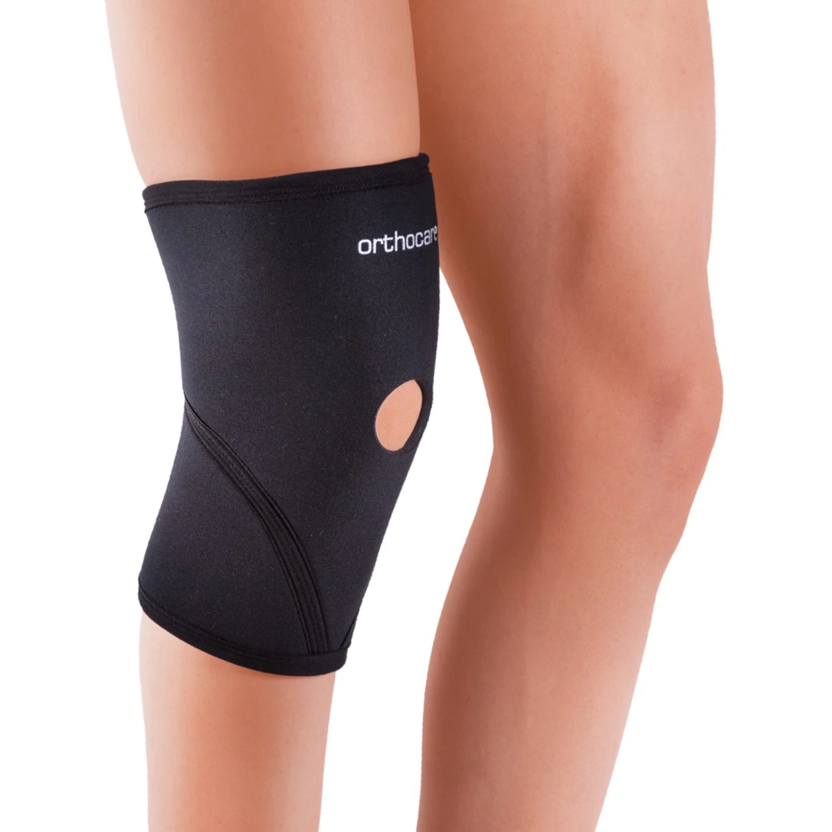 Orthocare 6140 Genucare Basic Open patellası açık dizlik ön görünüm