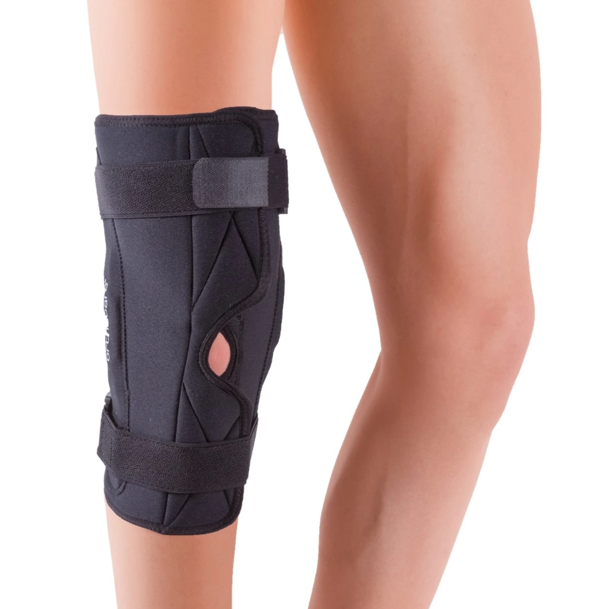 Orthocare 6155 Genucare stable wrap çelik eklemli önden açık dizlik