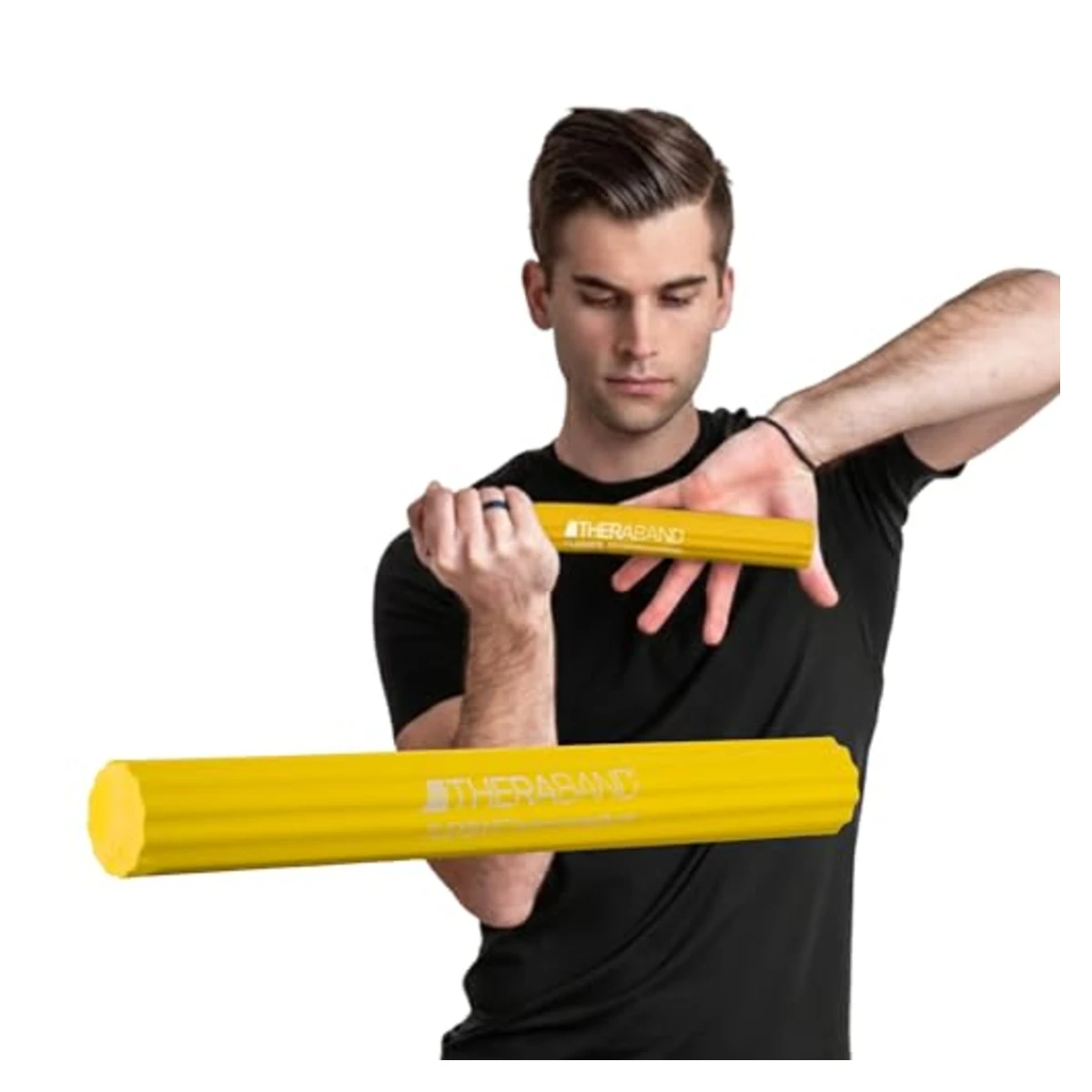 TheraBand 12344 FlexBar sarı ekstra hafif direnç çubuğu ana ürün görseli