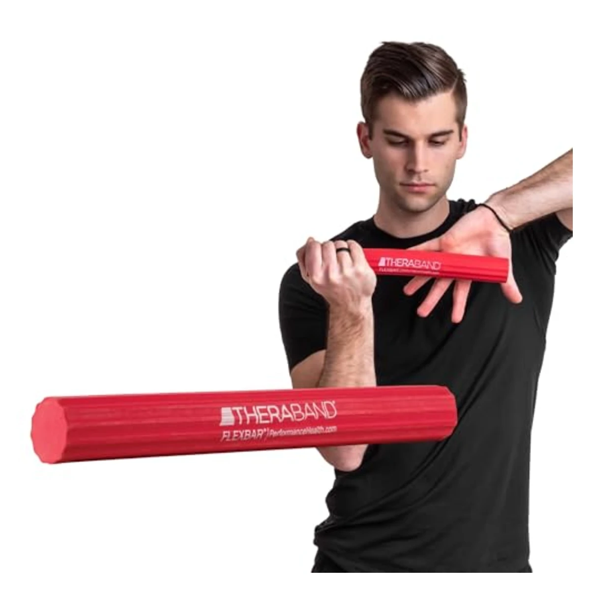 TheraBand 12345 FlexBar kırmızı hafif direnç çubuğu ana ürün görseli