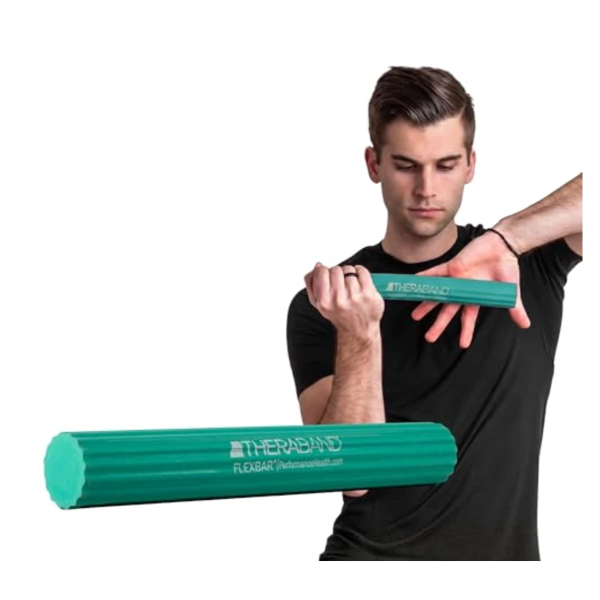 TheraBand 12346 FlexBar yeşil orta direnç çubuğu ana ürün görseli