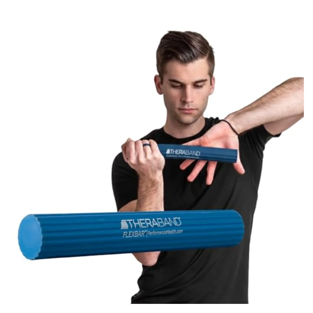 TheraBand 12347 FlexBar mavi sert direnç çubuğu ana ürün görseli